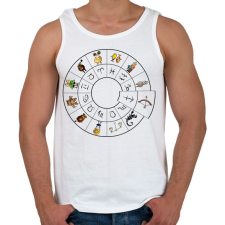 PRINTFASHION Nyilas - Férfi atléta - Fehér atléta, trikó