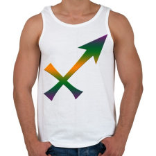 PRINTFASHION nyilas - Férfi atléta - Fehér atléta, trikó