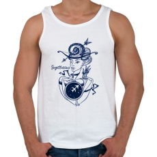 PRINTFASHION nyilas - Férfi atléta - Fehér