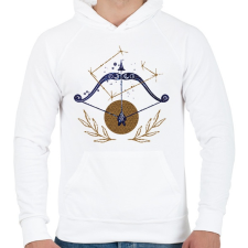 PRINTFASHION Nyilas - Férfi kapucnis pulóver - Fehér női pulóver, kardigán