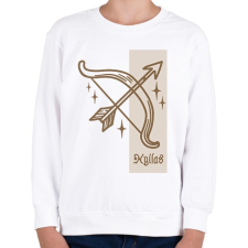 PRINTFASHION Nyilas horoszkóp - Gyerek pulóver - Fehér gyerek pulóver, kardigán