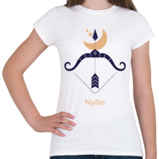 PRINTFASHION Nyilas minta - Női póló - Fehér női póló