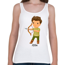 PRINTFASHION Nyilas - Női atléta - Fehér női trikó