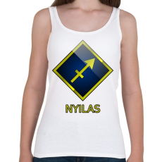 PRINTFASHION Nyilas - Női atléta - Fehér