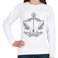 PRINTFASHION Nyilas - Női pulóver - Fehér női pulóver, kardigán