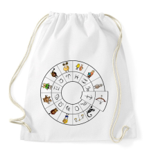 PRINTFASHION Nyilas - Sportzsák, Tornazsák - Fehér tornazsák