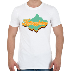 PRINTFASHION Nyíregyháza  - Férfi póló - Fehér