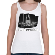 PRINTFASHION Nyíregyháza (GTA stílus) - Női atléta - Fehér női trikó