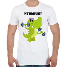 PRINTFASHION Nyomjuk - Férfi póló - Fehér férfi póló