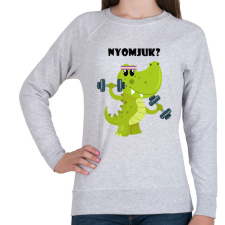 PRINTFASHION Nyomjuk - Női pulóver - Sport szürke női pulóver, kardigán