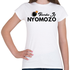 PRINTFASHION NYOMOZÓ - Női póló - Fehér női póló