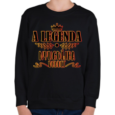 PRINTFASHION Nyugdíjba vonult - Gyerek pulóver - Fekete gyerek pulóver, kardigán