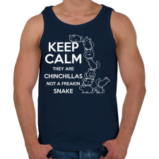 PRINTFASHION Nyugi - Férfi atléta - Sötétkék atléta, trikó