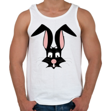 PRINTFASHION nyúl - Férfi atléta - Fehér