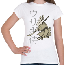 PRINTFASHION Nyúl Ninja - Női póló - Fehér női póló