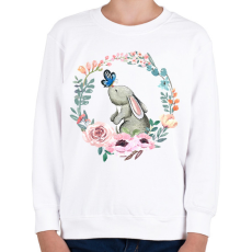 PRINTFASHION Nyuszi - Gyerek pulóver - Fehér