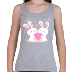 PRINTFASHION Nyuszi Love - Női atléta - Sport szürke