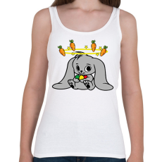 PRINTFASHION nyuszi - Női atléta - Fehér