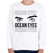 PRINTFASHION Oceana eyes - Gyerek pulóver - Fehér gyerek pulóver, kardigán