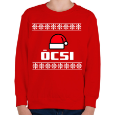 PRINTFASHION ÖCSI - Gyerek pulóver - Piros gyerek pulóver, kardigán