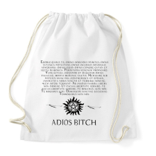 PRINTFASHION ODAÁT DÉMONŰZŐ SZÖVEG2 - Sportzsák, Tornazsák - Fehér tornazsák