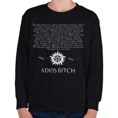 PRINTFASHION ODAÁT DÉMONŰZŐ SZÖVEG - Gyerek pulóver - Fekete