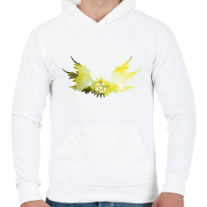 PRINTFASHION Odaát (Supernatural) - Férfi kapucnis pulóver - Fehér