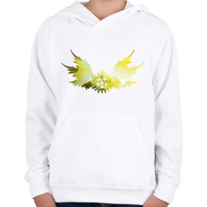 PRINTFASHION Odaát (Supernatural) - Gyerek kapucnis pulóver - Fehér