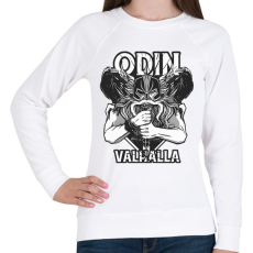 PRINTFASHION Odin Walhalla - Női pulóver - Fehér