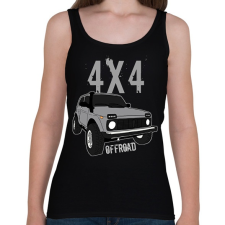 PRINTFASHION off road - Női atléta - Fekete női trikó