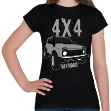 PRINTFASHION off road - Női póló - Fekete női póló