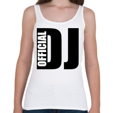 PRINTFASHION Official Dj - Női atléta - Fehér