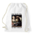 PRINTFASHION Oh Darling go buy a brain - Sportzsák, Tornazsák - Fehér