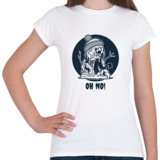 PRINTFASHION Oh No - Női póló - Fehér női póló