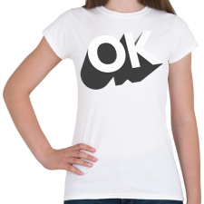 PRINTFASHION OK - Női póló - Fehér női póló