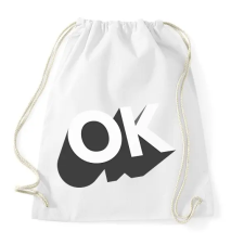 PRINTFASHION OK - Sportzsák, Tornazsák - Fehér tornazsák