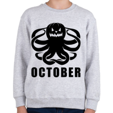 PRINTFASHION Október - Gyerek pulóver - Sport szürke gyerek pulóver, kardigán