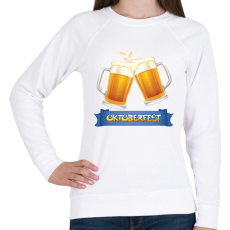 PRINTFASHION Oktoberfest - Női pulóver - Fehér