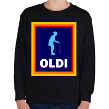 PRINTFASHION OLDI (n) - Gyerek pulóver - Fekete gyerek pulóver, kardigán