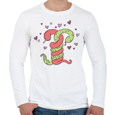 PRINTFASHION Ölelj szorosan - Férfi hosszú ujjú póló - Fehér férfi póló