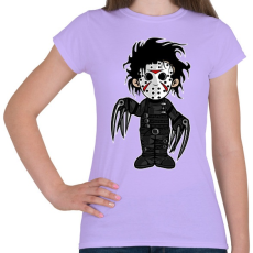 PRINTFASHION Ollókezű Edward - Női póló - Viola