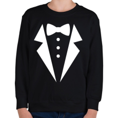 PRINTFASHION Öltöny - Gyerek pulóver - Fekete
