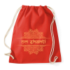 PRINTFASHION Om Shanti - Sportzsák, Tornazsák - Piros