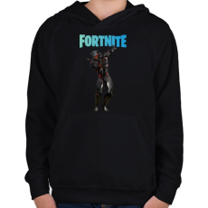 PRINTFASHION Omega Fortnite - Gyerek kapucnis pulóver - Fekete
