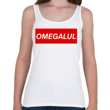 PRINTFASHION OMEGALUL - Női atléta - Fehér női trikó