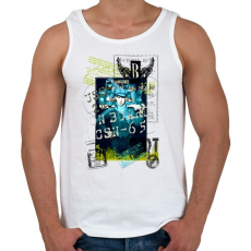 PRINTFASHION ON BOARD - Férfi atléta - Fehér