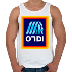 PRINTFASHION Ondi - Férfi atléta - Fehér