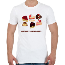 PRINTFASHION One cake - Férfi póló - Fehér férfi póló