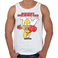 PRINTFASHION One Donut Man - Férfi atléta - Fehér