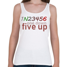 PRINTFASHION one down - Női atléta - Fehér